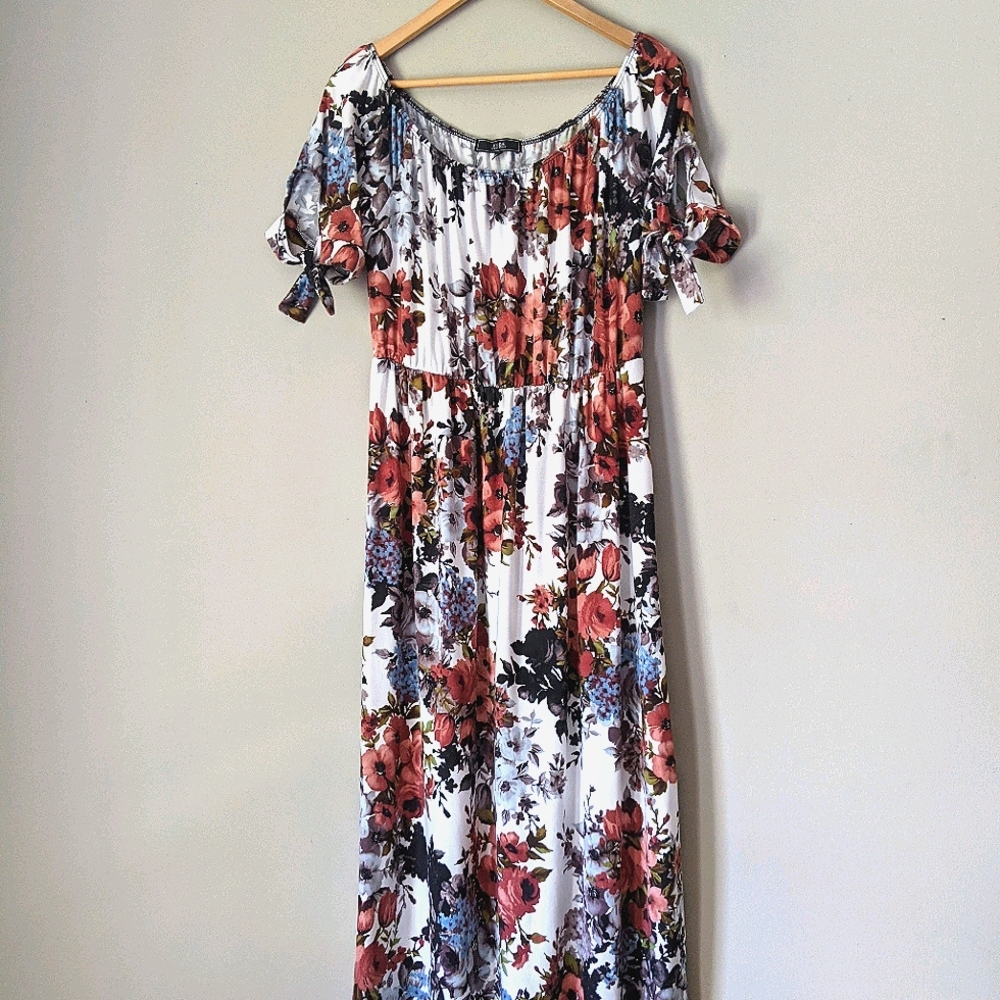 Floral maxi dress